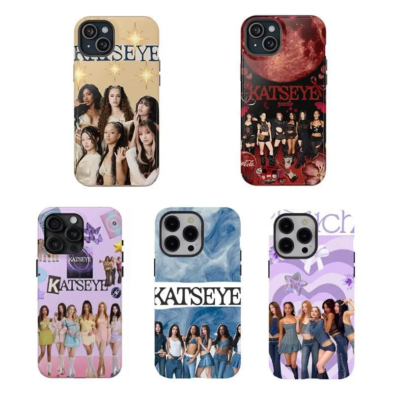 Katseye phone Case,trending Phone case,for iPhone 16 15 14 13 12 11 17 for Samsung S21 S22 S23 S24 S25,Stylish Phone Case,gift for fans,Katseye merch, lightweight, new fashion trend design