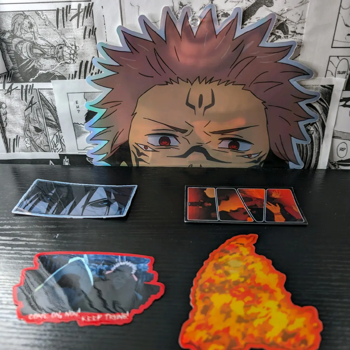 Sukuna vs Jogo Anime Sticker Set