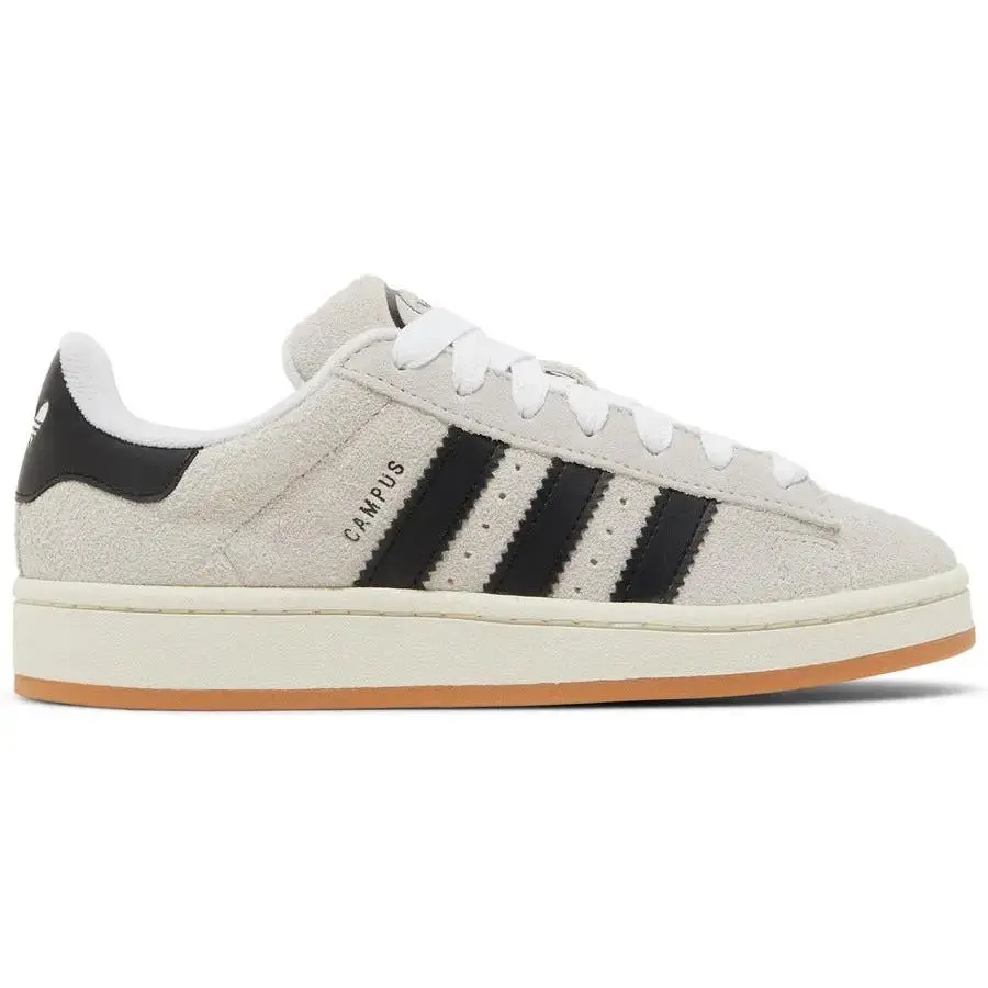 Adidas Campus 00s Crystal White Core Black Womens Sneakers | Casual Shoes | Classic Suede Trainers | GY0042