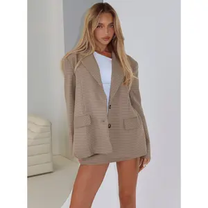 Deane Blazer Brown Check