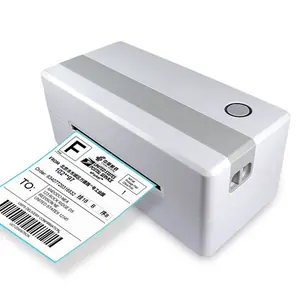 4" Direct Thermal Label Printer - Compatible with 40-120mm Paper, 150mm/s Print Speed, USB+Bluetooth, No Ink Needed, for Shipping, Barcode & Address Labels