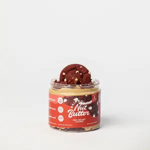 RED VELVET COOKIE Peanut Butter Nut Butter Snack Treat Dessert Chocolate Snack Rainbow Nut Butter