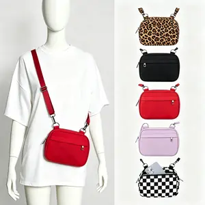 MAXTOP Small Crossbody Bags for Women Belt Bag Fanny Pack with Adjustable Strap Red