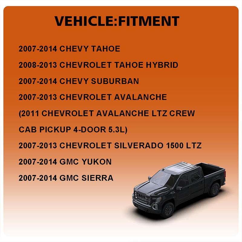 Dashboard Cover Mat for Chevy Silverado 2007-2013 GMC Yukon 2007-2014 Anti-Slip UV Ray Glare Protector Interior Styling Dash Pad