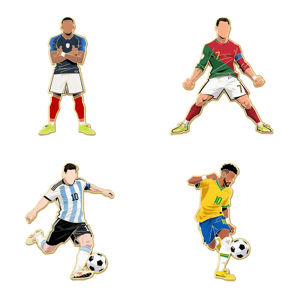 2026 North America World Cup Historical Lapel Pin - Premium Weighted Zinc Alloy Brooch, Soccer Fan Collectible Souvenir Gift, Alloy Brooch Pin, Lapel Pins