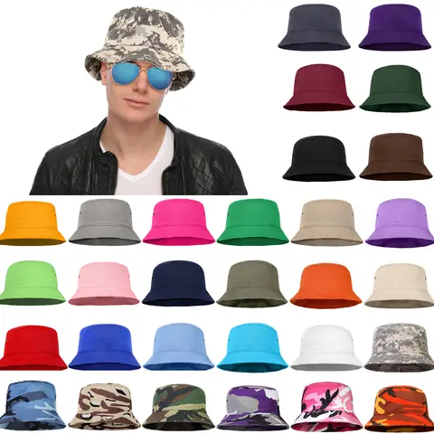 Falari Unisex Cotton Bucket Hat 100% Cotton Packable for Travel