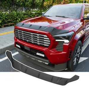 [Fits 24-26 Tacoma & 25-26 4Runner] Hood Deflector Compatible with 2024 2025 2026 Toyota Tacoma 2025 2026 4Runner Hood Protector TPE Shield Replacement for 24-26 Toyota Tacoma Accessories
