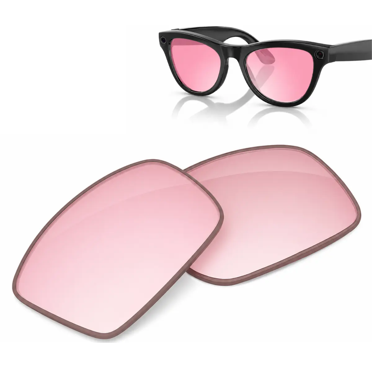 (Gen 1 RW4010) LIFEART Replacement Lenses for Meta Skyler Frames Compatible with Ray Ban Smart Glasses