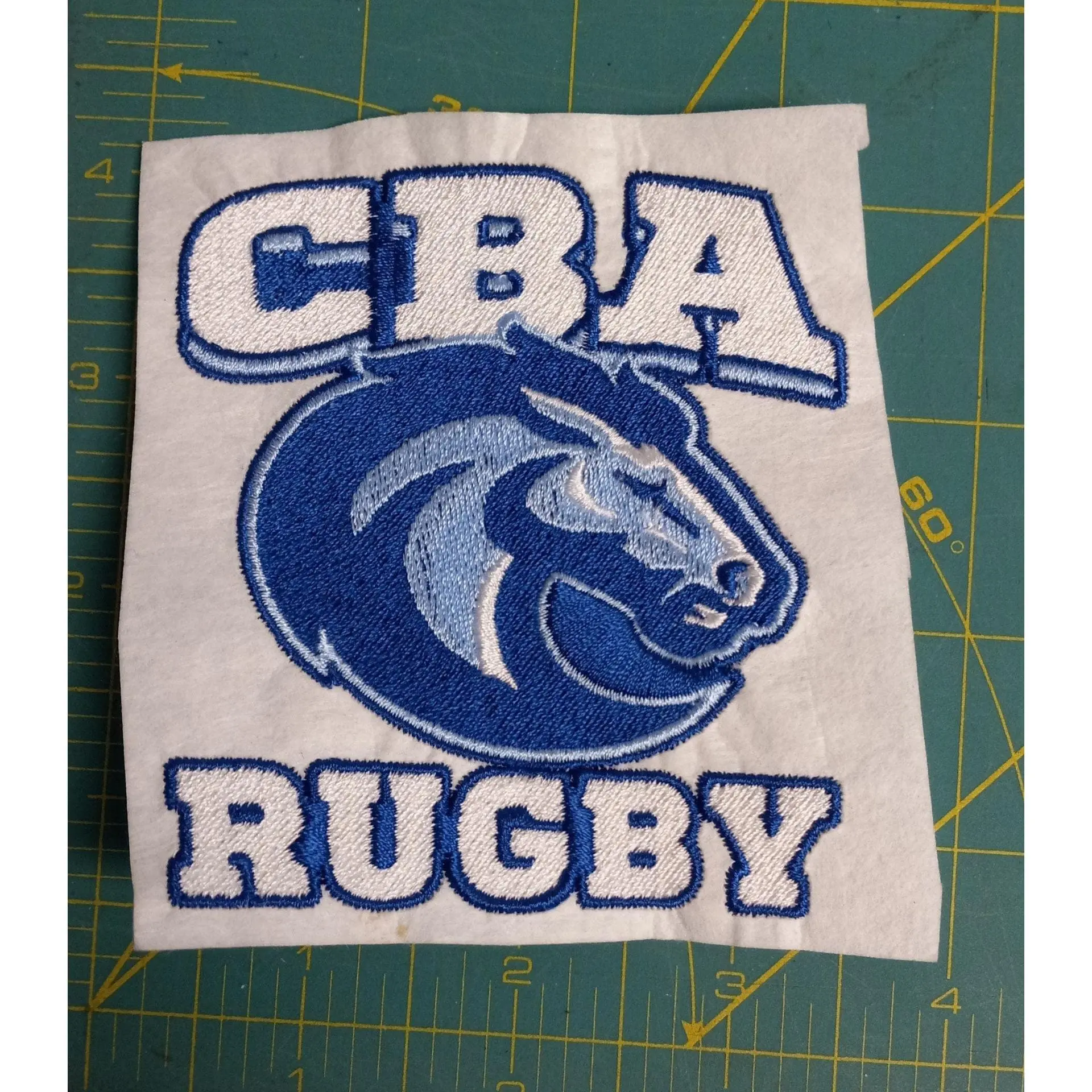 CBA Rugby Full Color Left Chest Embroidered Logo