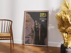 Cowboy Bebop (1998) Anime Movie Poster, High Quality Art Print, Heavy Weight FSC Certified Non Reflective Wall Art