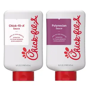 Chick-fil-A Sauce Original & Polynesian – 16 oz Dipping Sauces, Sweet & Tangy Classic Flavors