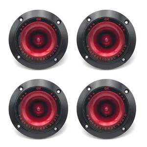 2/4Pcs 3 Inch Piezoelectric Tweeter Audio Speaker Treble Ceramic Piezo Loudspeaker for Hi-Fi System Car Audio