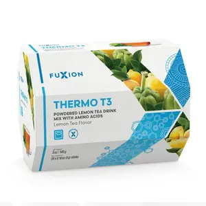 Fuxion Thermo T3 Herbal Beverage Supplement Lemon Flavor 28 Stick Pack