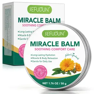 Miracle Balm - Soothing Massage Balm for Swollen Legs &amp; Body with Arnica Montana &amp; Calendula Marigold- Nourishing Message Cream for Legs &amp; Daily Care