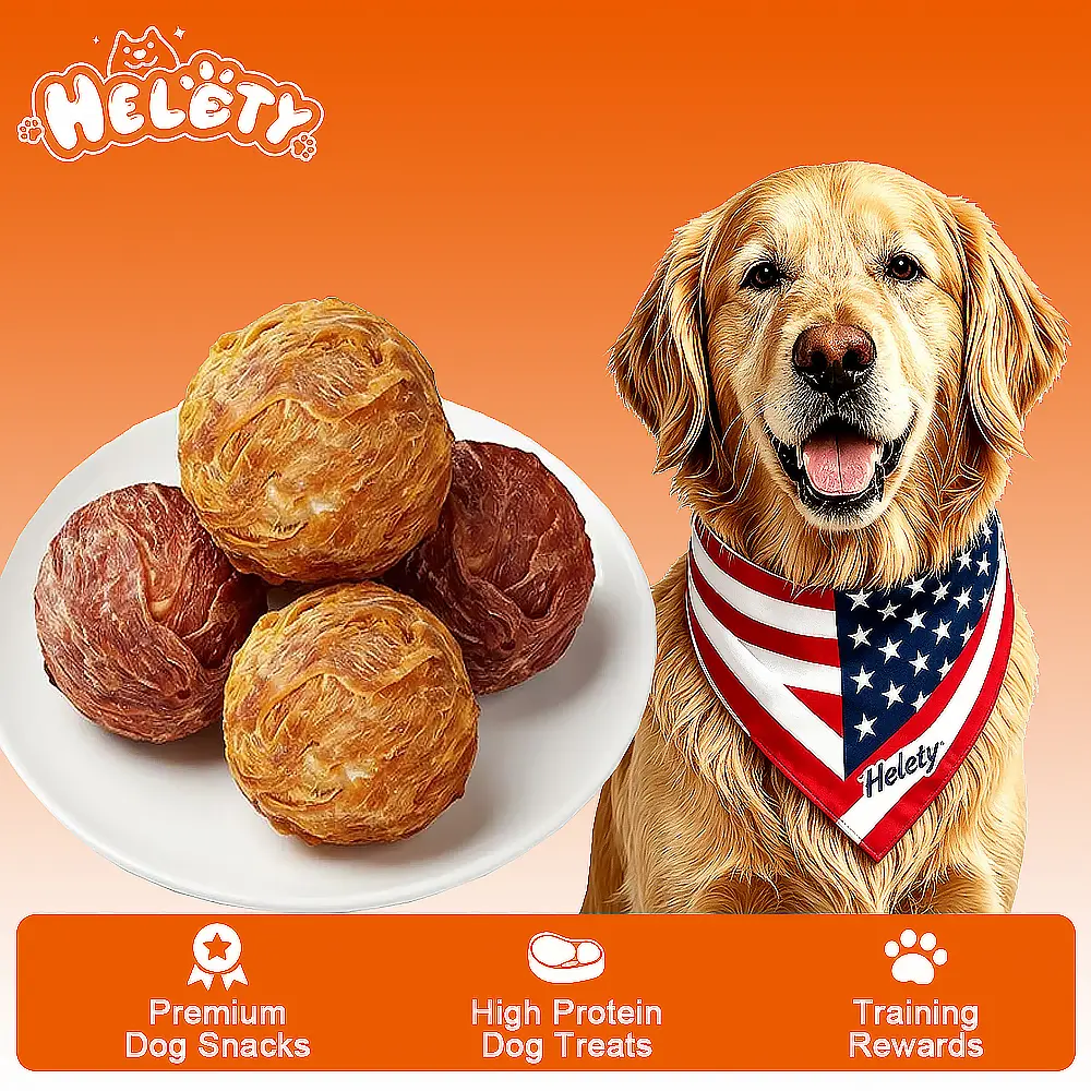 HELETY Duck Jerky Dog Treats - Real Duck Breast #1 Ingredient, Grain-Free, Low-Sodium, Natural Glucosamine & Chondroitin for Hip & Joint Health, Lean Protein Training Snacks, No Artificial Preservatives, Resealable Bag Chews collagen coat high yak mon sun