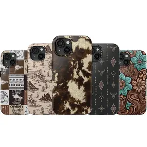 Vintage Western Boho Two-In-One Film Case - Durable, Shock-Absorbing, and Trendy Protection - for iPhone17 16, 15, 14, 13, 12 Plus, Pro, Max, and Samsung S25-22 Perfect Birthday Gift for Friends
