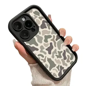 Camo TPU Case for iPhone 17 AIR 17 PRO 16 PRO 15  PRO MAX  14 PLUS 13 PRO 12 11 PRO XS MAX X XR Samsung Galaxy S26 Ultra S25 Ultra S24 S23 S22 Plus