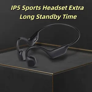 Earphones, Bone Conduction Headphones, Bluetooth 5.4, IPX5 waterproof, Sports Headphones, Open-Ear Headphones X13-3-BY