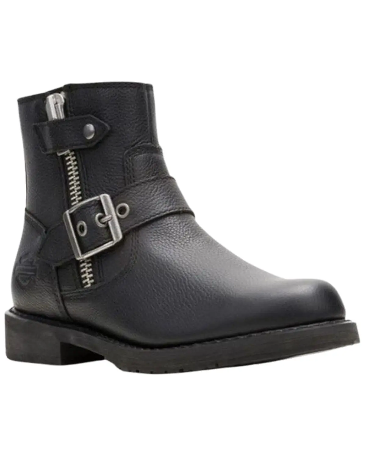 Harley Davidson Women's Women'S Addie Zip Motorcycle Boot Round Toe - D84814