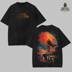 Red Rising Darrow Shirt, Dark Fantasy Graphic Two-Sided Crewneck T-Shirt, Booktok Sci-Fi Aesthetic Outfit, Epic Fantasy Streetwear Shirt, Gift for Men, Gift for Women