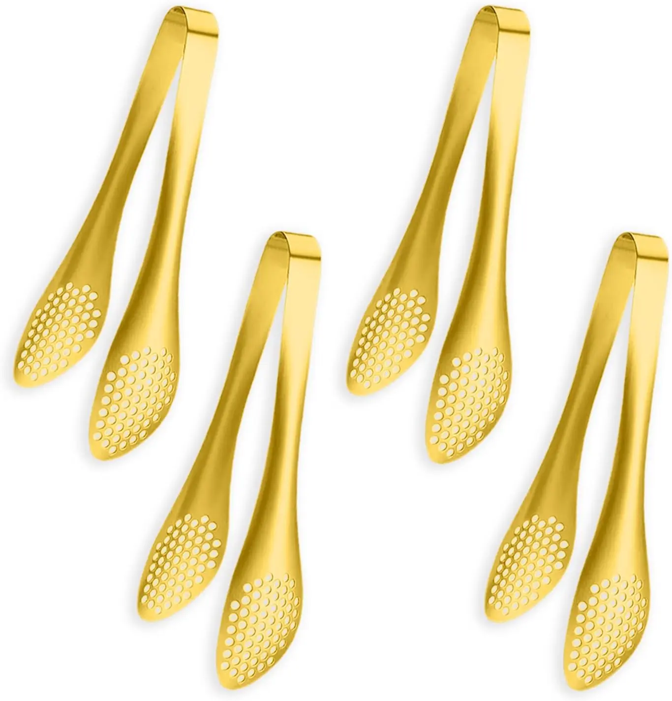 4PCS Buffet Tongs,Stainless Steel Tongs,Salad,Barbecue Food, Pasta,Fruits,Vegetables,Meat,For Home Kitchen,Restaurant,Hotel Catering Buffet,Kitchen Supplies,Kitchen Utensils