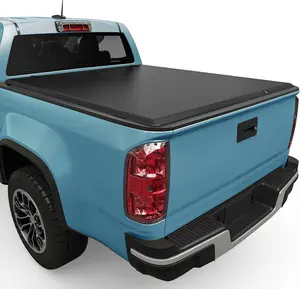 5.2 ft Soft Tri fold Truck Bed Tonneau Cover Compatible with 2015-2025 Chevy Colorado/GMC Canyon 5.2 ft Bed