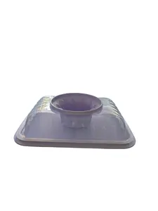 Gelarica Jumbo-Jello Mold - Purple Container with Lid and Clear Top for Your Needs
