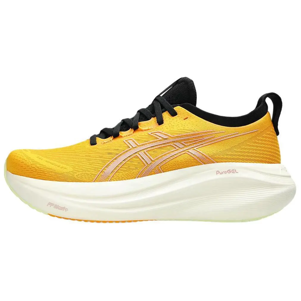 ASICS GEL Nimbus 27 Amber Neutral Pink Versatile Cushioned Breathable Low Top Running Shoes Men's 1011B958-800