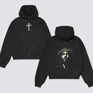 Crown of Thorns T-Shirt Graphic Print Cotton Bled Sweatshirt