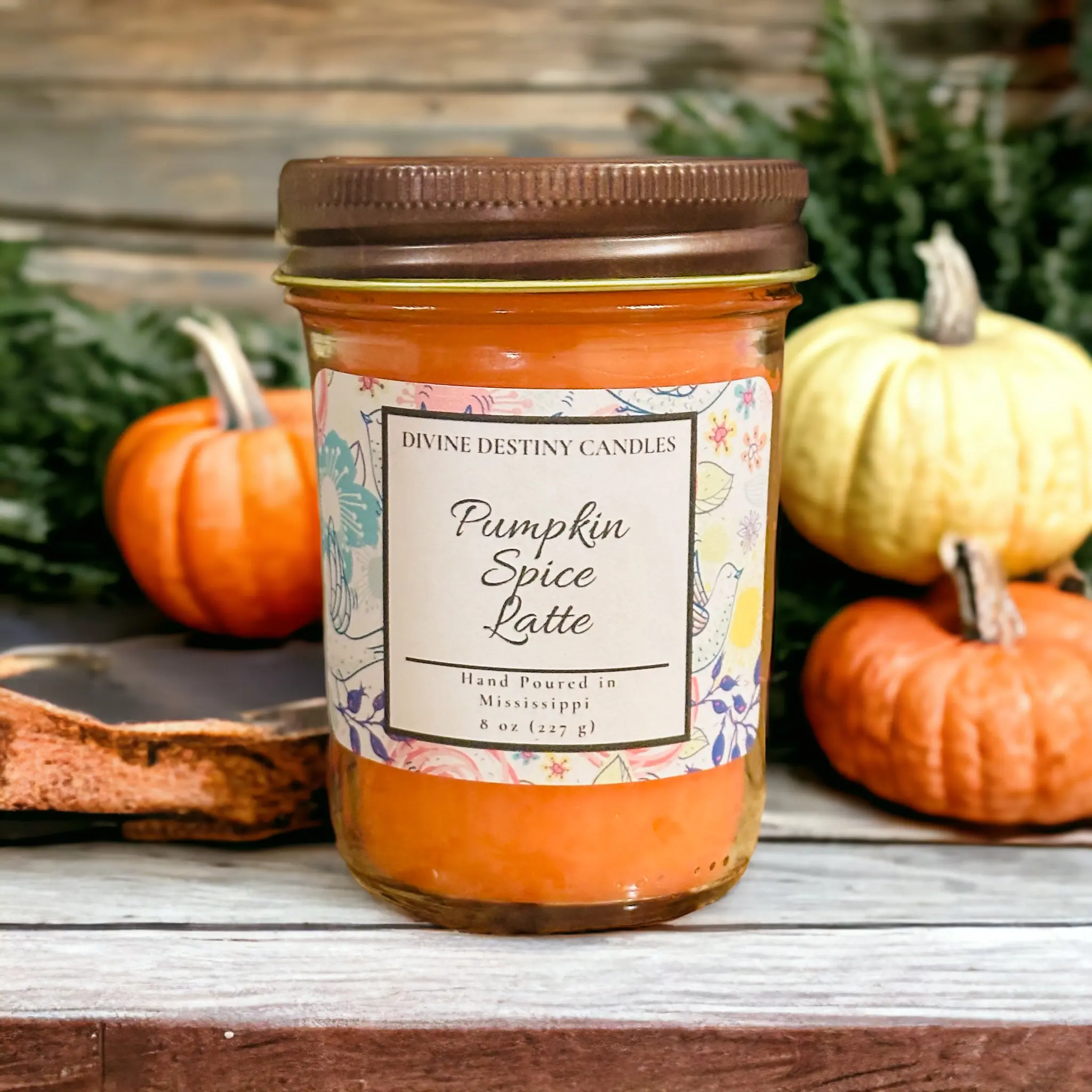 Pumpkin Spice Latte 8 oz Candle