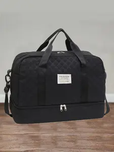 Large Capacity Travel Bag, Dry Wet Separated Handheld Shoulder Bag, Short Trip Commuter Luggage, Simple Design, Ideal for Daily Use