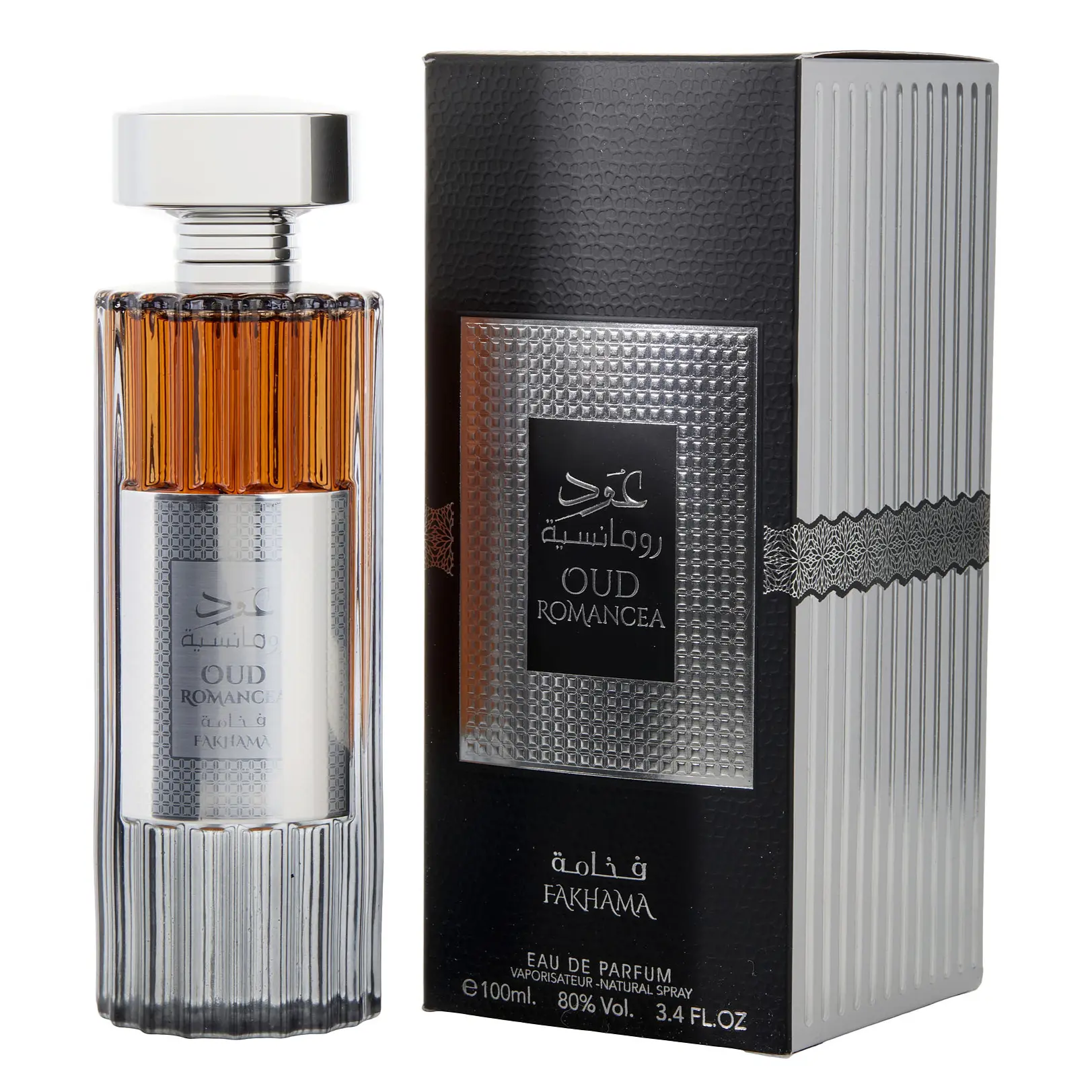 Ard Al Zaafaran Oud Romancea Fakhama for Unisex Eau de Parfum Spray, 3.4 Ounce