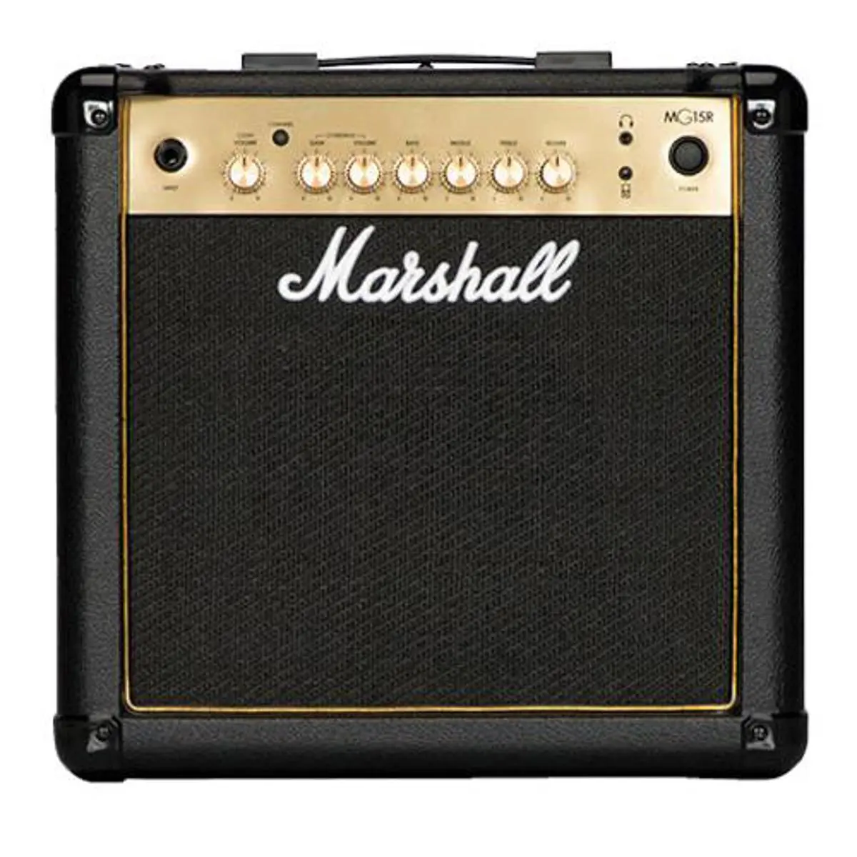 Marshall MG Gold MG15GR 15W 1x8" Solid-State Combo Amplifier with 2 Channels, Reverb and MP3 Input
