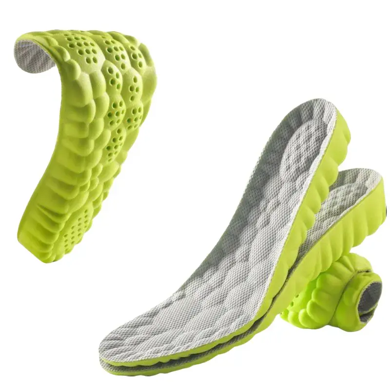XORAM Unisex Sport Height Boosters Insoles High Elastic Shockproof, Anti-Odour, Breathable Sweat-Absorbent Memory Foam, High Arch Support for Athletic & Casual Use 6041