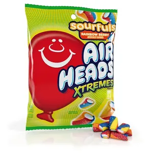 Xtremes Sourfuls, Sweetly Sour Candy, Rainbow Berry, Individually Wrapped Bulk Candy for Adults & Kids, Party, Concessions, Non-Melting, 3.8 oz