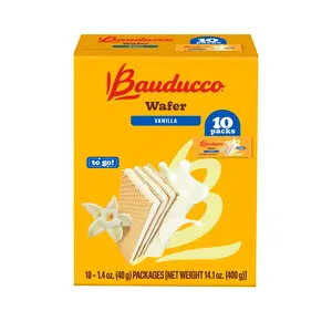 6 x Bauducco Wafer Snack Size 10-Pack | Family Snacks & Lunchbox Treats