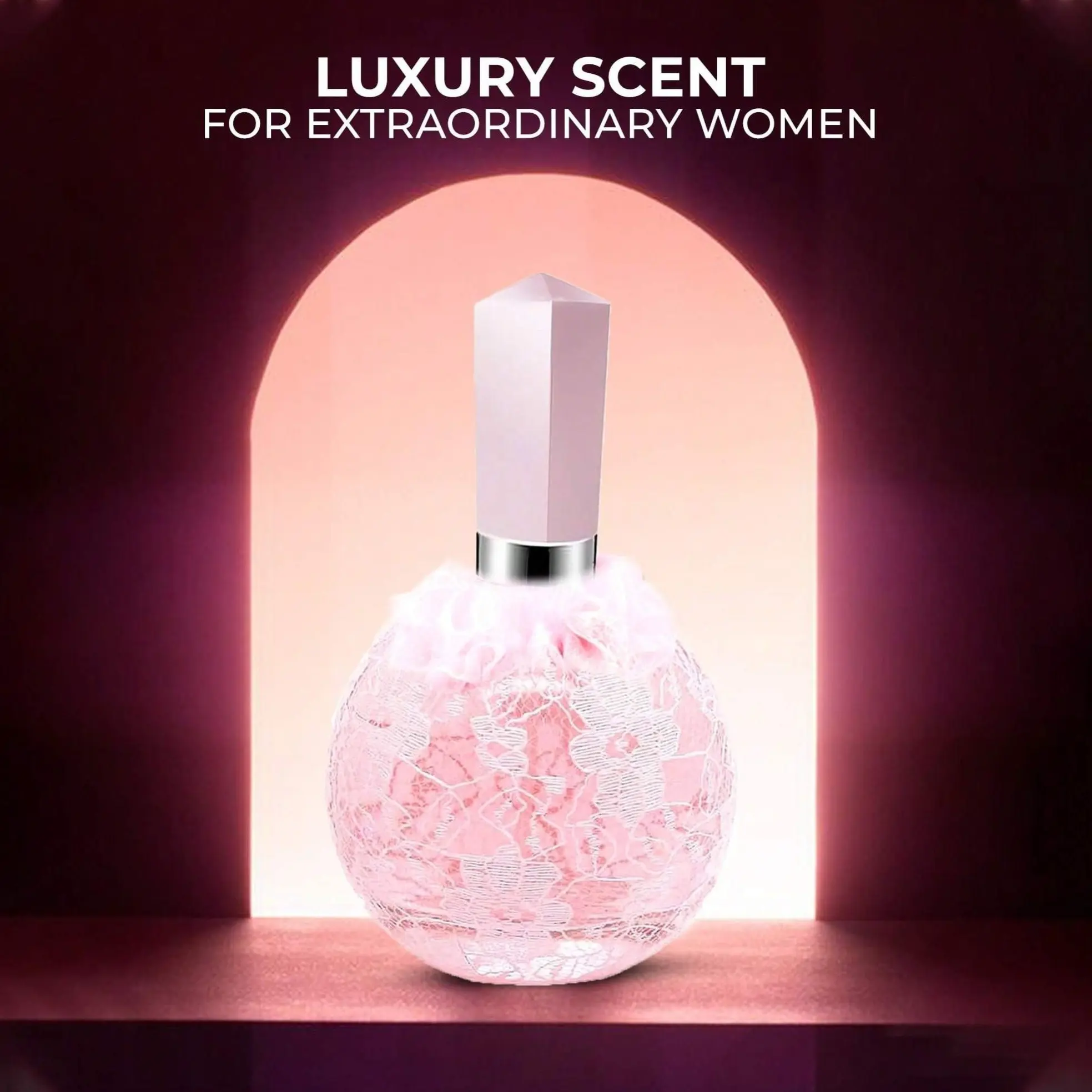 Beauty Rose Women's Perfume Spray 3.4 Fl Oz Natural Rose Scent for Timeless Elegance & Confidence 100ml Eau de Parfum Long-Lasting Floral Fragrance