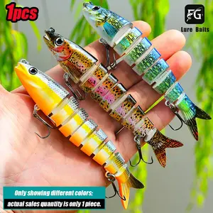1pcs 13.5cm/19g Hard Bait, Dual Hook 3D Realistic Fish Lure, Ideal for Bass All Water Layers, Effective Fishing Gear, Fishing Lures, Artificial Fishing Lure, Fishing Supplies