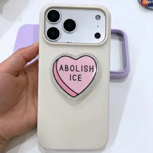 Anti-Icing Magnet Phone Grip, Immigration Rights Bookish Grip, Abolish Griptok pop socket sticky Wireless Foldable Mag-Safe Holder Mount