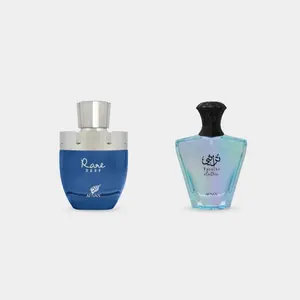 Afnan Rave Reef 3.4 fl.oz + Afnan Turathi Electric 3.4 fl.oz - value bundle - fragrance bundle