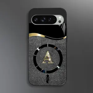 Suitable for [Google Pixel 9 Pro Xl] high-end MagSafe phone case🥰，Choose from any of the 26 letters， Minimalist, premium design—drop-resistant and fingerprint-proof YM99