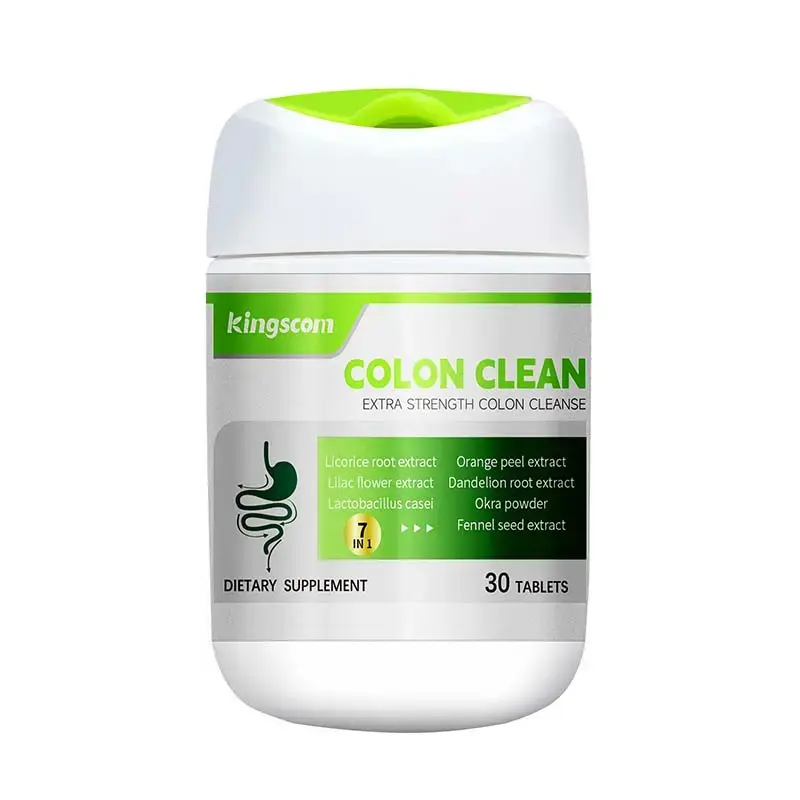 Kingscom Premium Intestinal Care Supplement - Okra Fiber Mixed Formula - Daily Body Care Supplement, 30 Capsules
