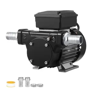 SummerWinsVEVOR Oil Transfer Pump 110V, 16 GPM 60 L/min, AC Electric Fuel Transfer Pump for Diesel Kerosene Biodiesel, 8 ft/2.4 m Max Suction Lift, 45 ft/13.7 m Max Lift, for Vehicles, Construction Sites, Farmsdealsforyoudays