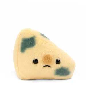 Forgotten Moldy Parmesan Cheese Slice Plushie Keychain By The Royal Wreaths