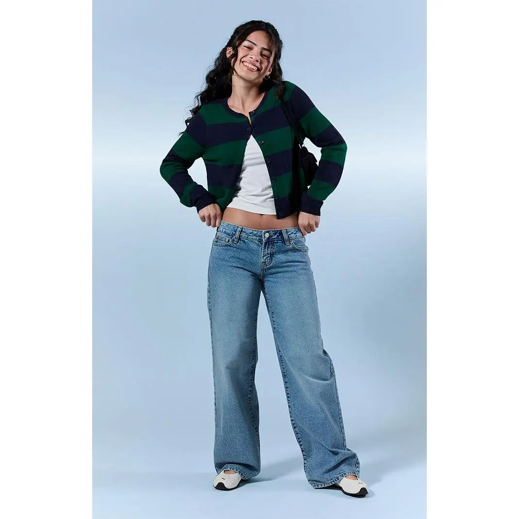 Pacsun Women's Zoe Low Rise Girlfriend Jeans Medium Blue Wash Pacsun Women's Zoe Low Rise Girlfriend Jeans Medium Blue Wash