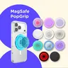 PopSockets MagSafe PopGrip Magnetic Grip Phone Holders & Mounts - MagSafe Compatible Cell Phone Stand, Secure Grip, Hands-Free Use, Wireless Accessory