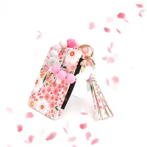 Boho Style Silicone Beaded Stylish Keychain for Women Beaded Decoration&Tassel Accessory with Keychain Wristlet Strap Wallet Chain for Leisure&Outdoor Recreation