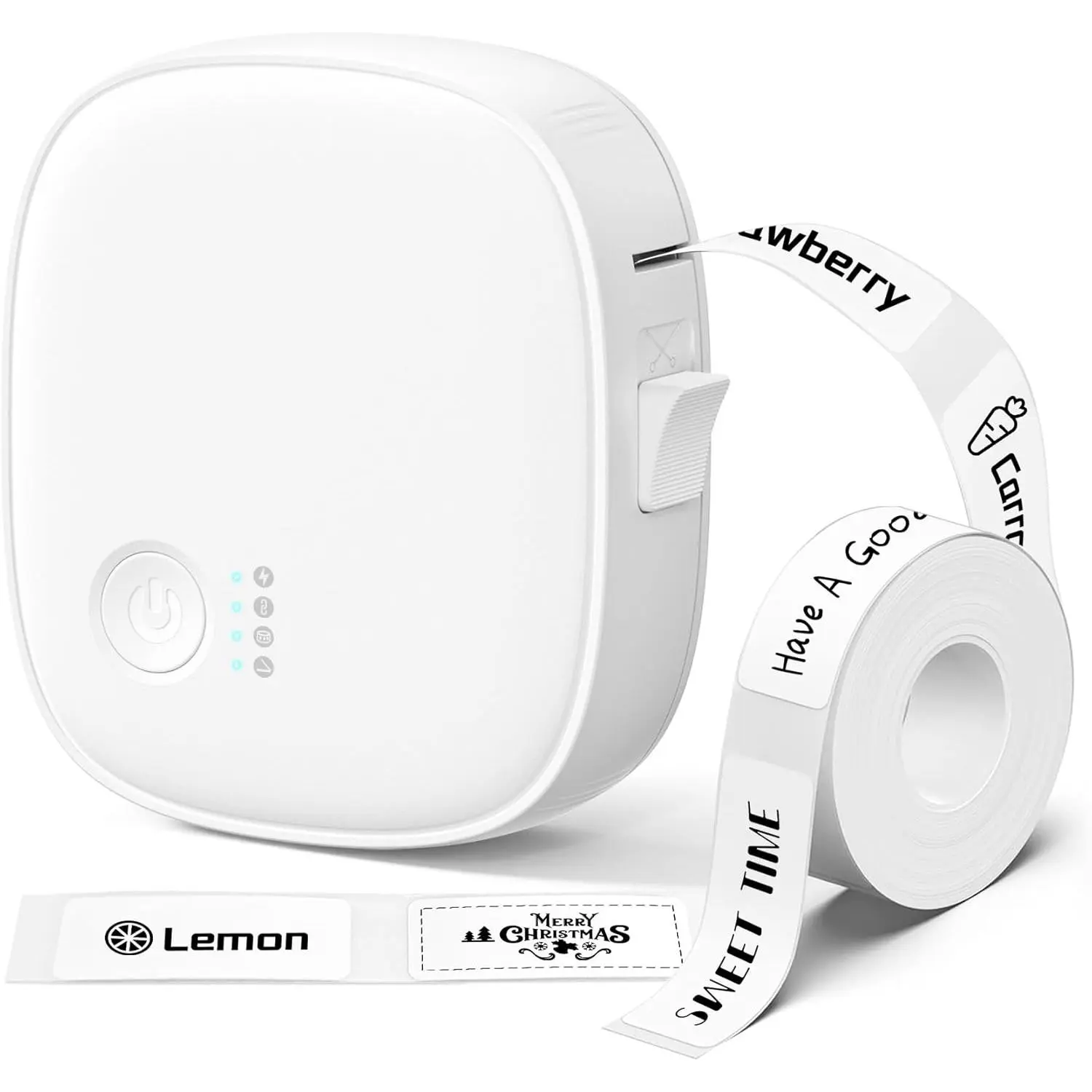 Mini Bluetooth Label Maker Machine with Tape  Portable Wireless Thermal Printer Rechargeable Waterproof Built-in Cutter for Home Office Kitchen, Printers Thermal Label, Wireless Thermal Label Printers