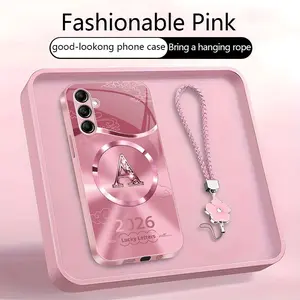 Suitable for [Galaxy A14 5g] high-end MagSafe phone case，Features a magnetic attachment function，features magnetic attachment; includes a free lanyard.YM99