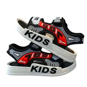 Trendy Kids Sandals with Cute Cartoon Designs Non-Slip Outdoor Beach Sandals for Students